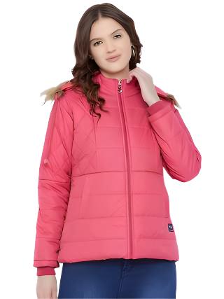 Women's Winter Wear Solid Parka Jacket